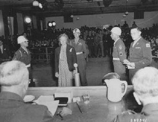 Former concentration camp warden Ilse Koch, wife of Buchenwald camp commandant Karl Koch, is sentenced to life in prison. August 14, 1947